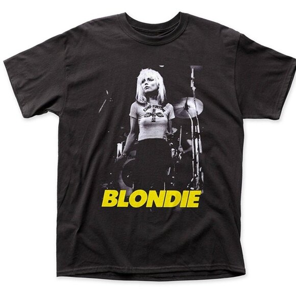 Blondie Funtime Debbie Harry Punk Rock Band Black Unisex Music Graphic T-Shirt79 - Picture 1 of 5